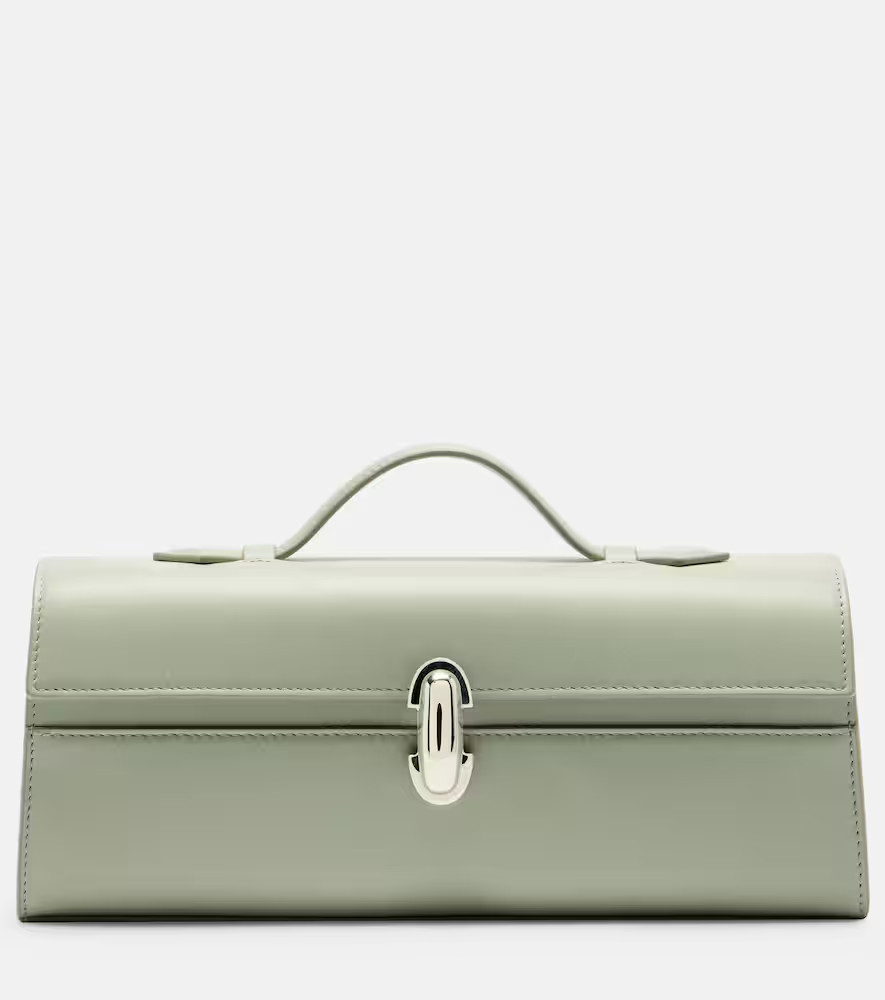 Savette Slim Symmetry 레더 토트 백 | Mytheresa (INTL)