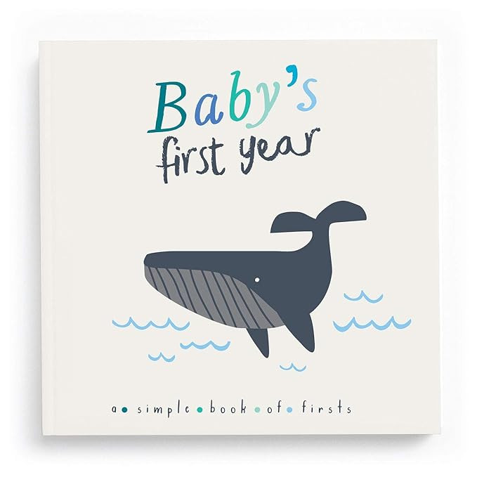 Lucy Darling Baby's First Year Memory Book: A Simple Book of Firsts - Little Captain | Amazon (US)