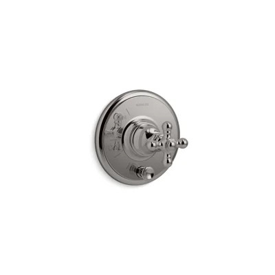 Kohler Artifacts Rite-Temp Valve Trim with Push-Button Diverter and Cross Handle | Wayfair North America