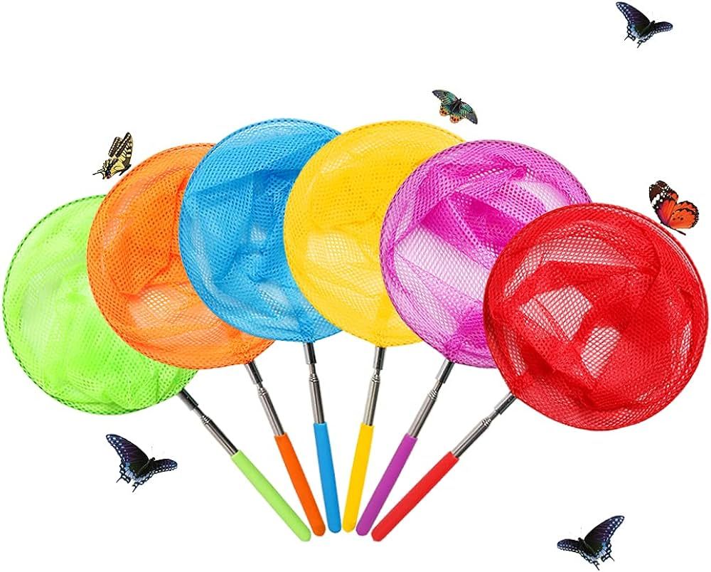 Kids Telescopic Butterfly Fishing Nets Great for Catching Insect Net Perfect Outdoor Tools for Ca... | Amazon (US)