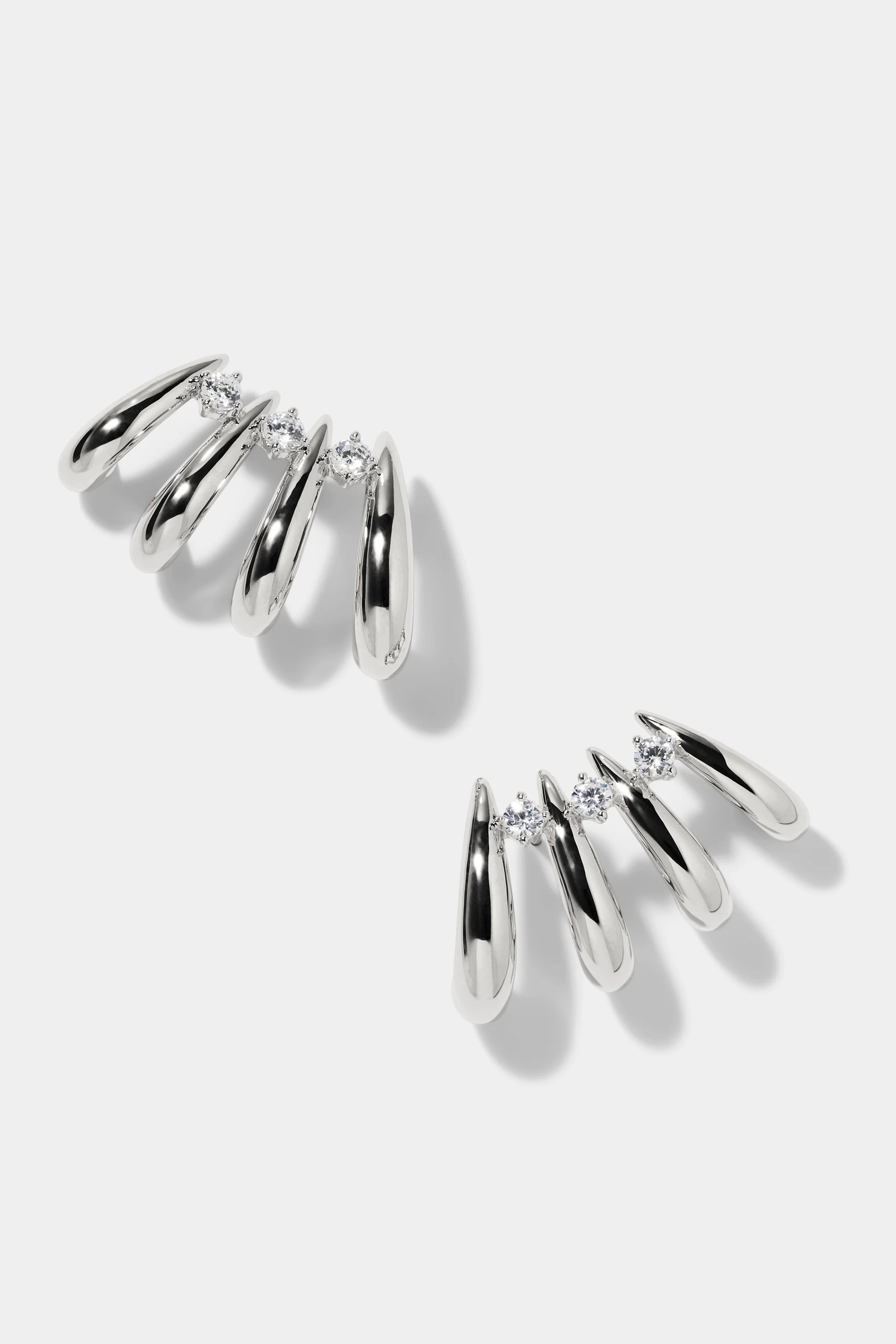 PISA MULTI HOOP CLIMBER EARRINGS | NADRI