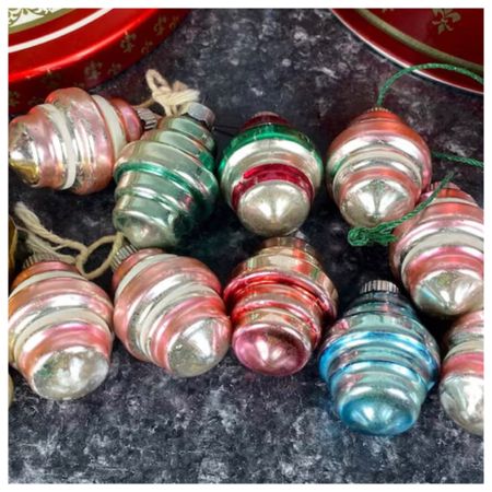 Here are a few more Vintage Shiny Brite Ornaments. Get them while you can. 
.
#shinybrite

#LTKSeasonal #LTKhome #LTKHoliday