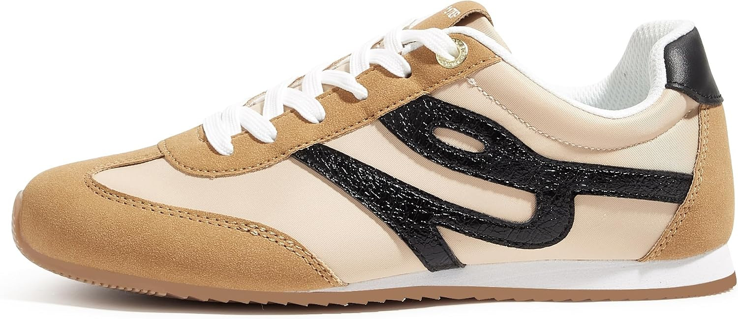 LUCKY STEP Women's Thin Sole Fashion Sneakers Casual | Amazon (US)