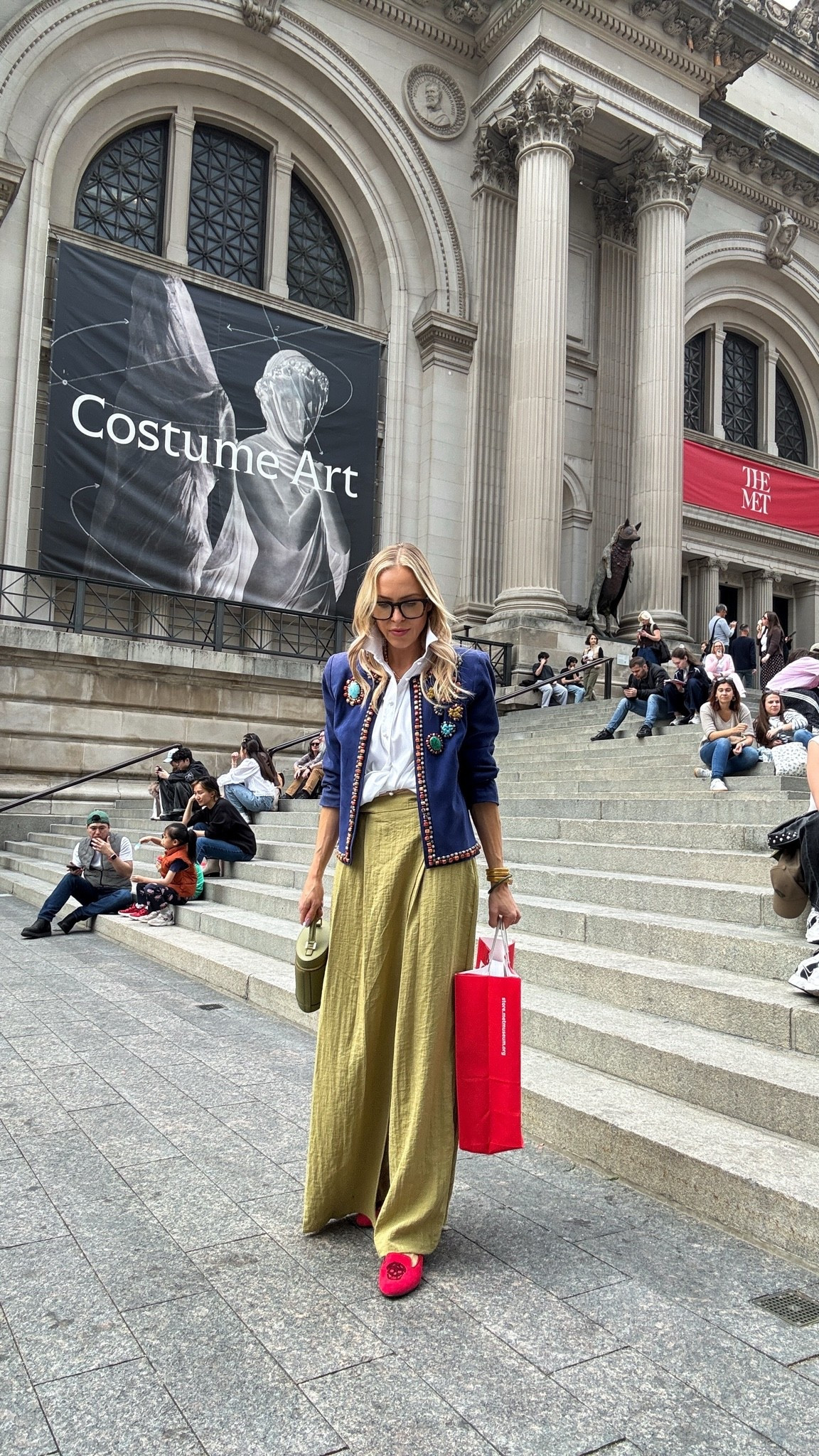 What I wore to the MET costume
Institute exhibition 
Jacket is vintage YSL, linking the rest below.

#LTKdayinmylife #LTKootd