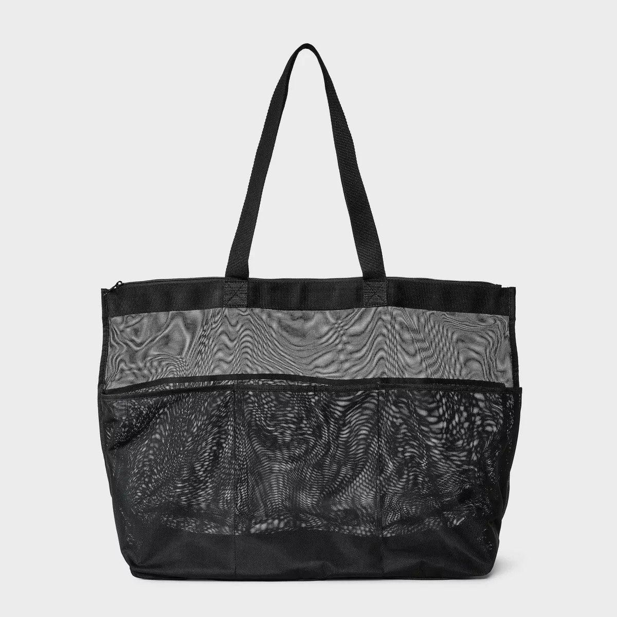 Mesh Packable Cargo Tote Handbag - Shade & Shore™ Black | Target