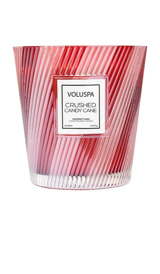 Crushed Candy Cane 3 Wick Hearth Candle in Crushed Candy Cane | Revolve Clothing (Global)