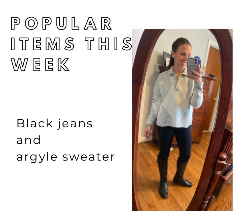 BOTH ON SALE - I am so excited to wear this sweater! The material is awesome and I love the argyle design. The jeans fit great and have just enough stretch. 


#blackjeans #target #teacheroutfit #winteroutfit #skinnyjeans 

#LTKSaleAlert #LTKOver40 #LTKWorkwear #LTKSeasonal #LTKFindsUnder50 #LTKU