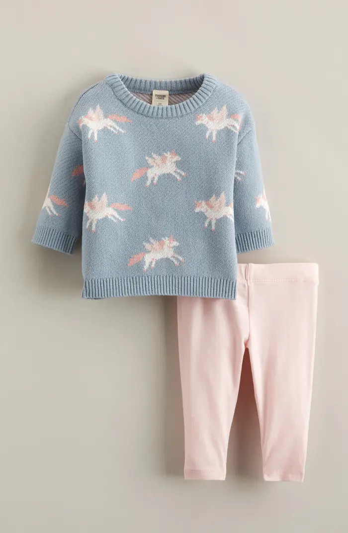 Jacquard Sweater & Pants Set | Nordstrom