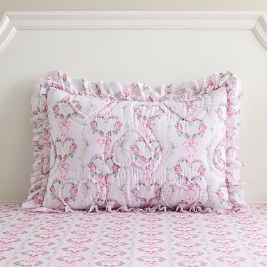 LoveShackFancy Floral Heart Quilt | Pottery Barn Teen