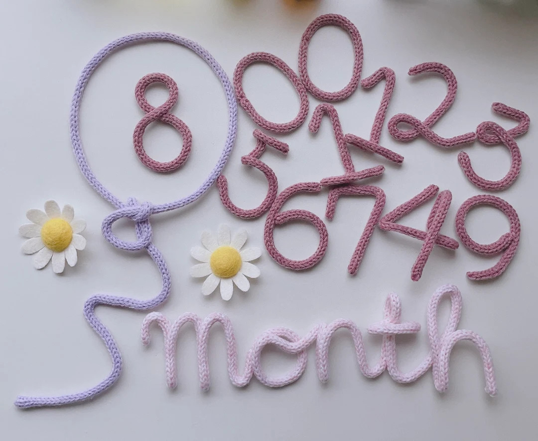 Balloon Knit Lettering, Name Sign for Wall, Kids Room Deco, Party - Etsy | Etsy (US)