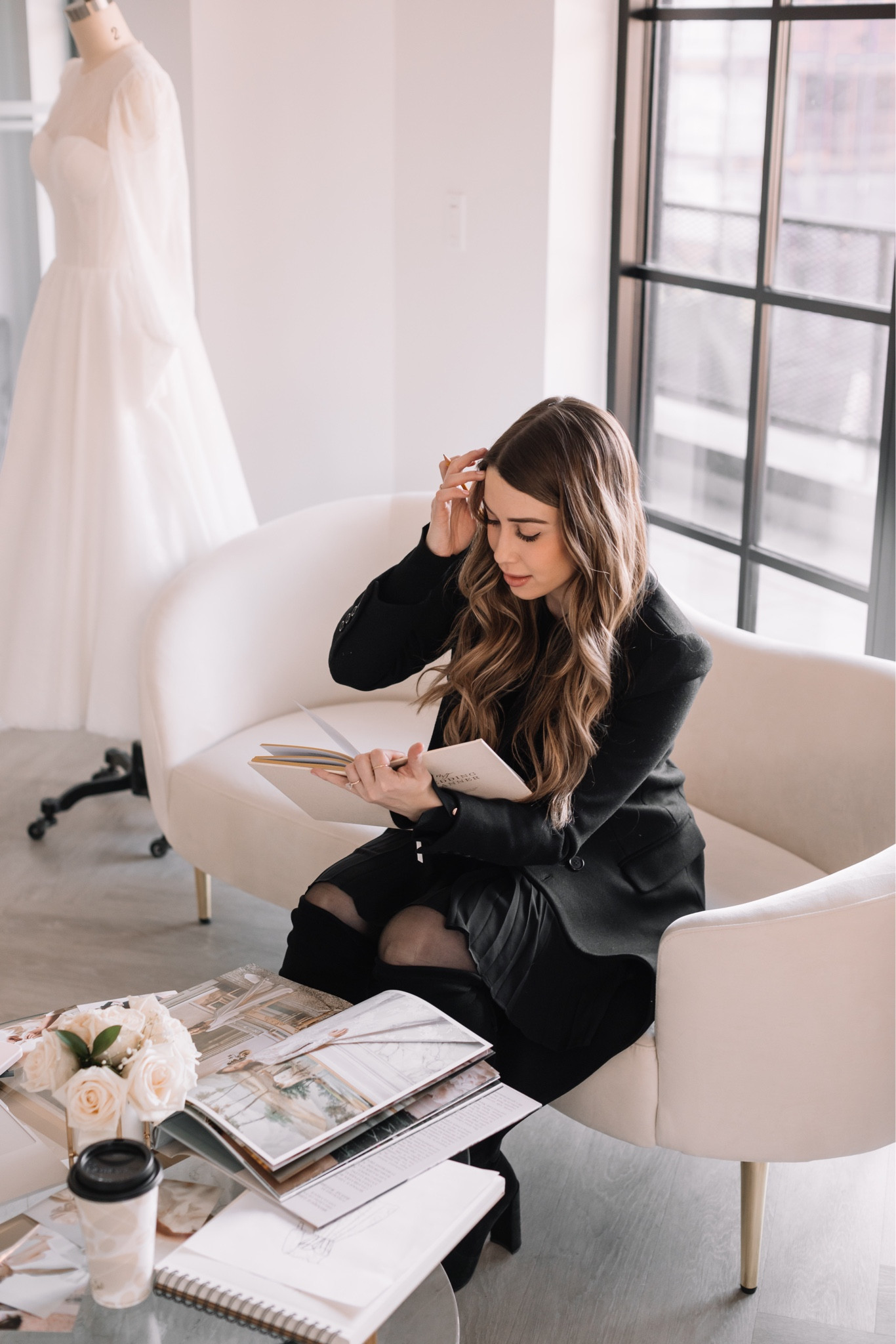 Behind the scenes working on my engagement dress #ltkbridal

#LTKwedding #LTKshoecrush #LTKstyletip