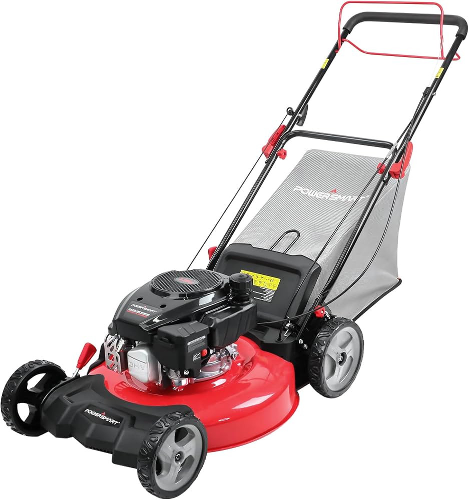 PowerSmart Self Propelled Gas Lawn Mower 22-Inch with 170cc OHV Engine, RWD Single-Speed 3-in-1 w... | Amazon (US)