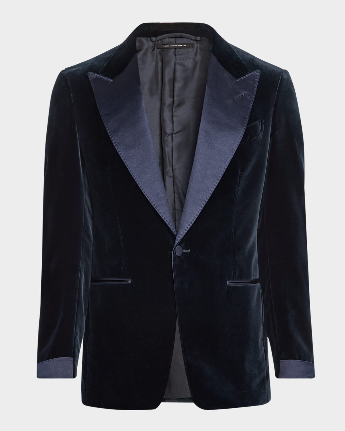 Men & apos;s Shelton Velvet and Satin Evening Jacket | Neiman Marcus