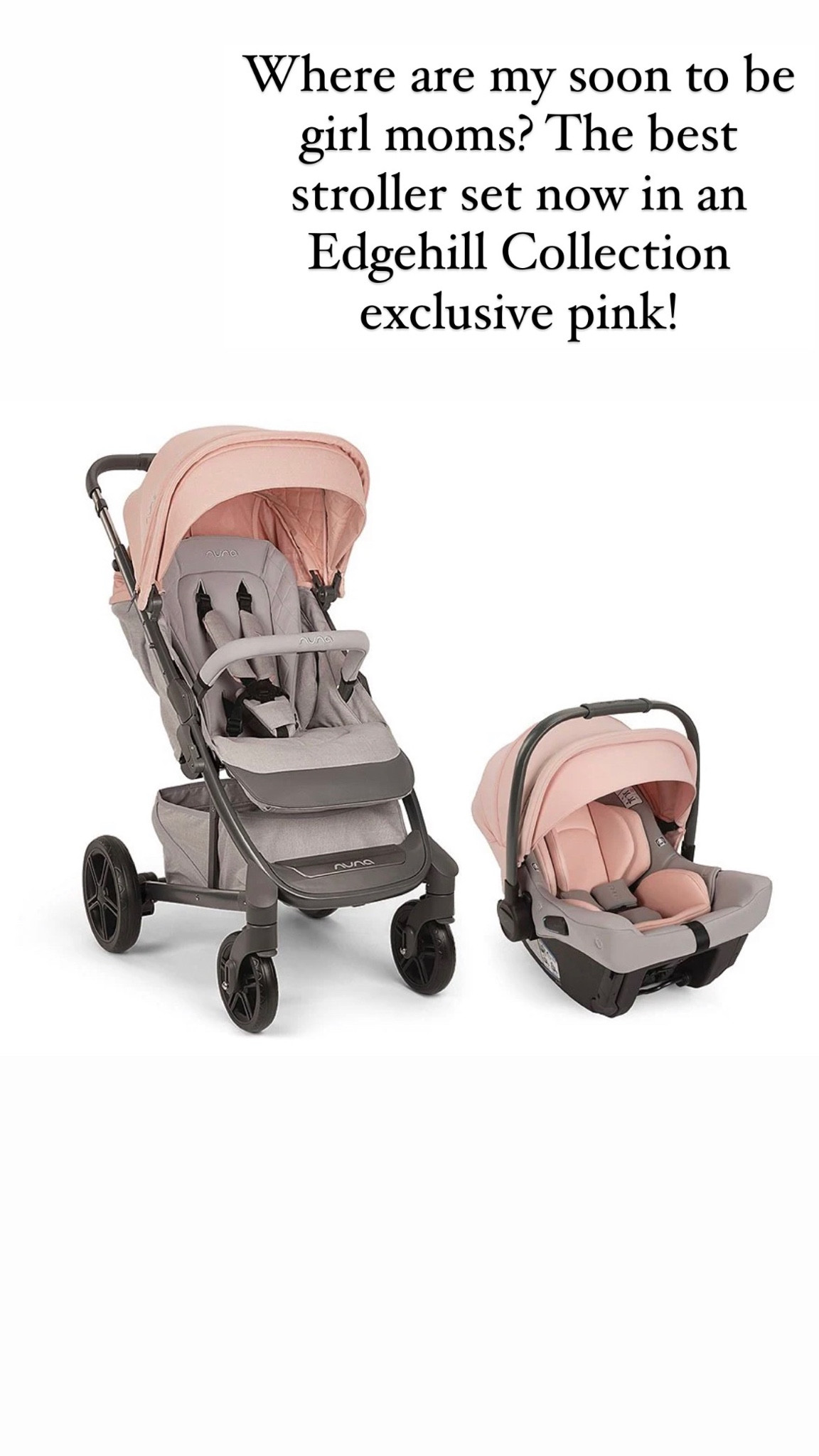 The prettiest Edgehill Nuna Tavo travel system with pipa car seat is now available. Perfect for soon to be girl moms

#LTKbump #LTKfamily #LTKkids