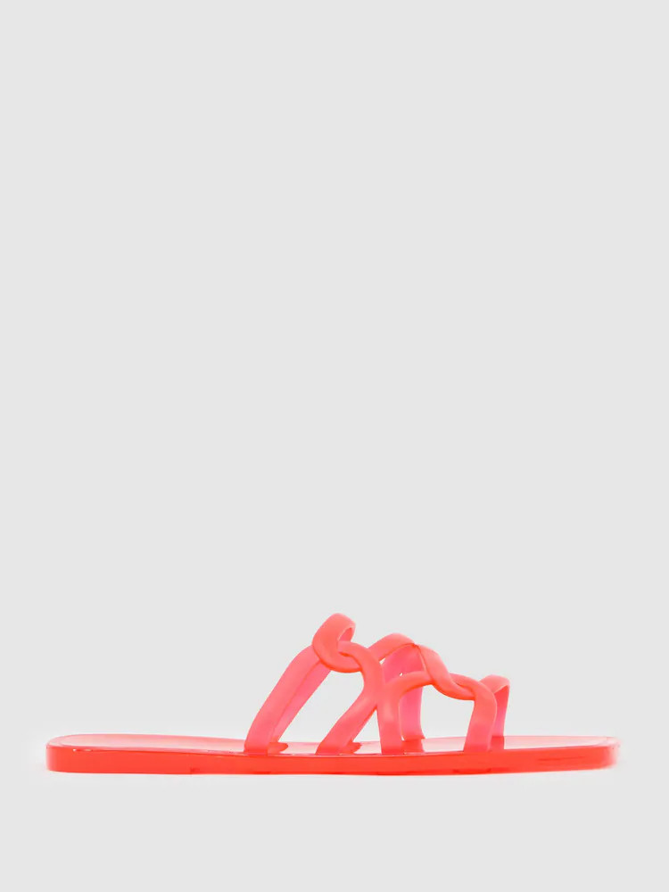 Reiss Juliette Interlocking Jelly Slide Sandals | Next EU