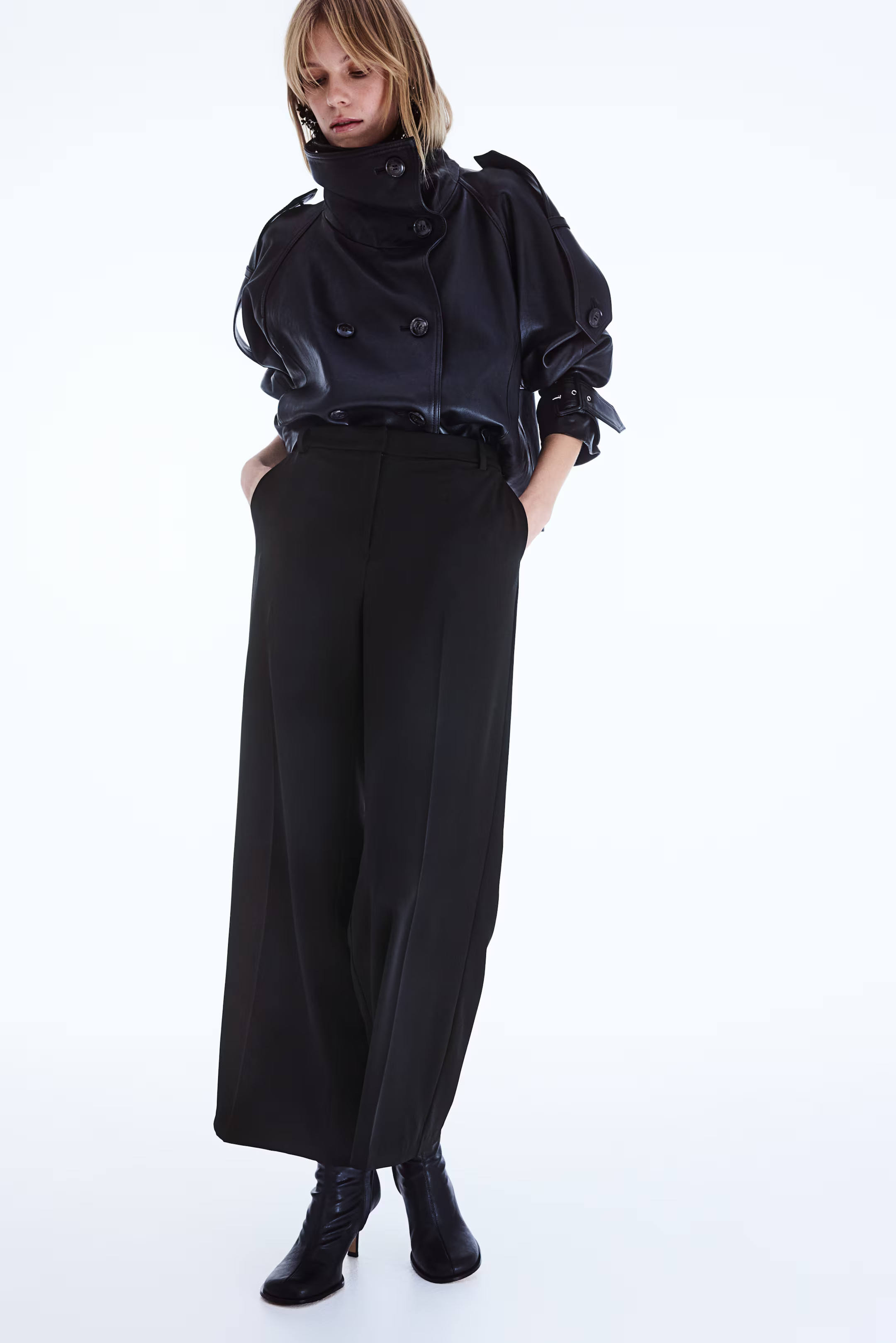 Wide tailored trousers | H&M (UK, MY, IN, SG, PH, TW, HK)