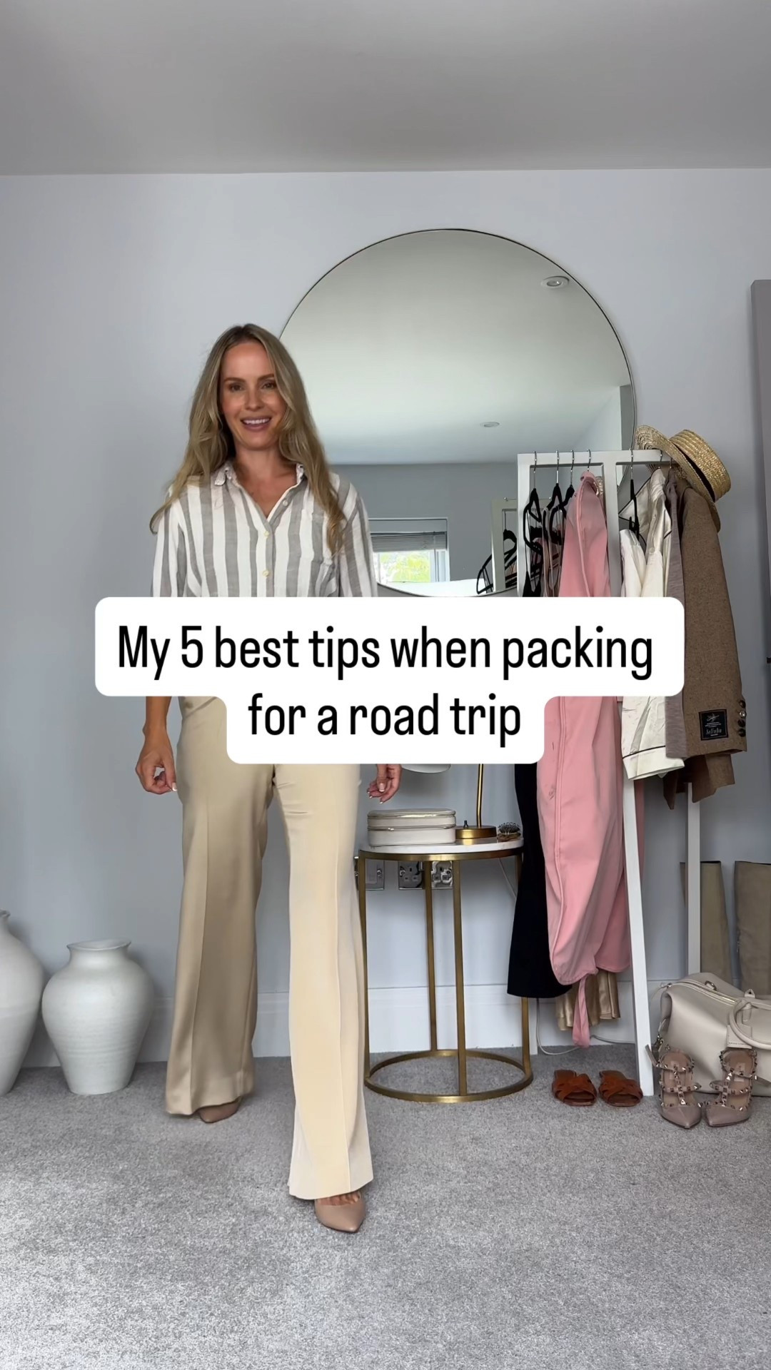 My 5 best tips when you are packing for a road trip.

Road trips are great fun, but they do require slightly different packing than when you fly.

The positive is that you usually can bring a lot more. The negative is that you will pack and unpack several times during your trip.

That’s why these 5 tips are great.

1. Use hanging garment bags. Put several item in each and place on top of your bags in the trunk or the back seat. This way the clothes stay wrinkle free and when you unpack them, they are already organised on their own hangers.

2. Pack in cubes for different destinations. You can then leave some of the cubes in the car, or at least not have to rummage around as much looking for the appropriate look.

3. A soft overnight bag to pop a change of clothes, toiletries and your valuables in. Super easy to just grab and go if you have a quick stop.

4. These jewellery cases are great. Not only will it keep all your valuables in one place, it also fits into a hotel safe and I tend to use the bottom compartment for things like sunglasses and belts. 

5. My own steamer. I have had too many bad experiences with hotel irons tuning my clothes. They are either old and not heating to the stated temperature or someone might have burnt something with it already and it will leave a nasty mark on your item. 

#LTKStyleTip #LTKTravel #LTKOver40
