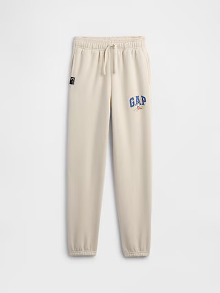 GapKids × Disney Mickey Mouse Relaxed Logo Joggers | Gap Factory