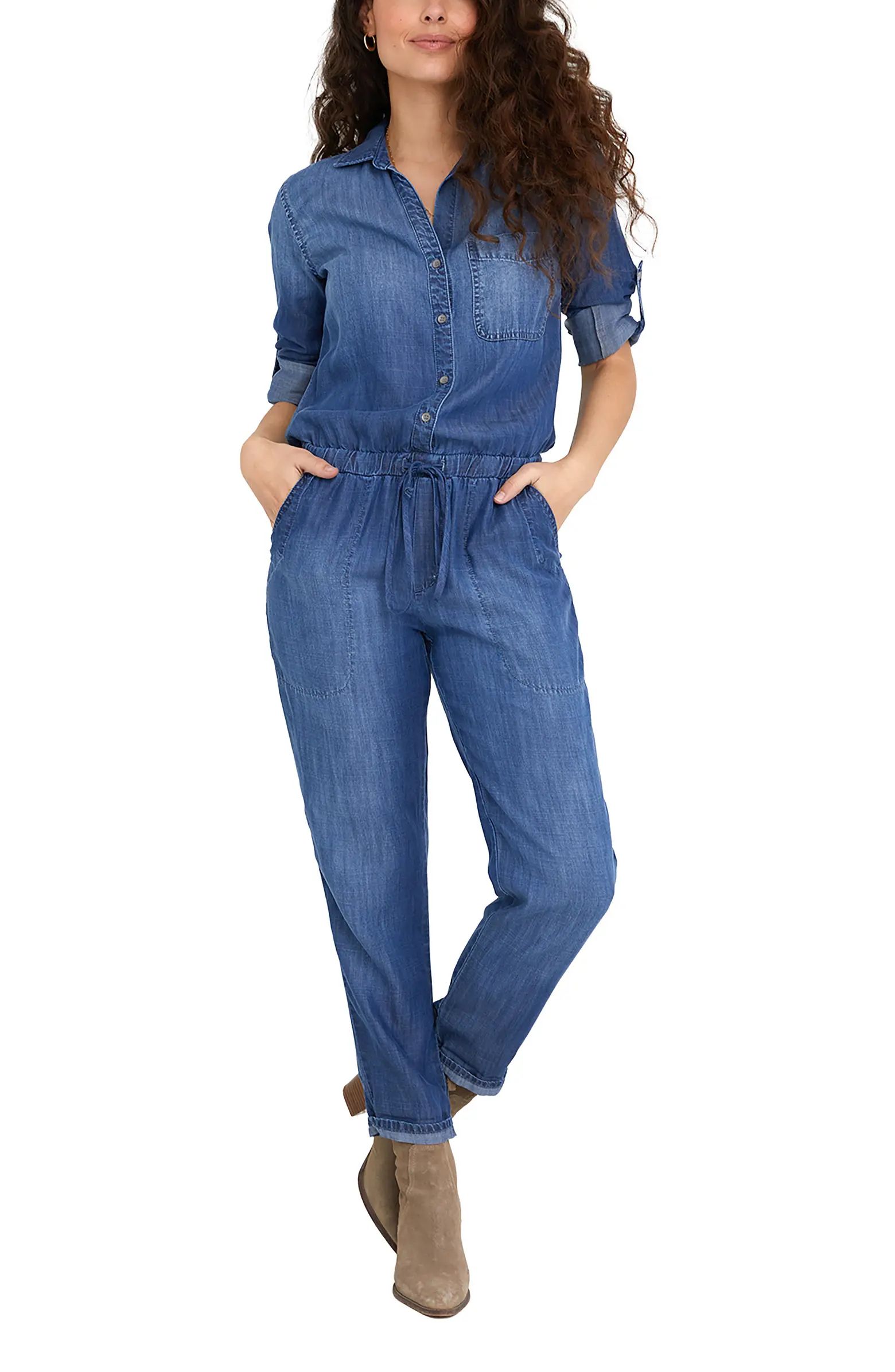 Denim Utility Jumpsuit | Nordstrom