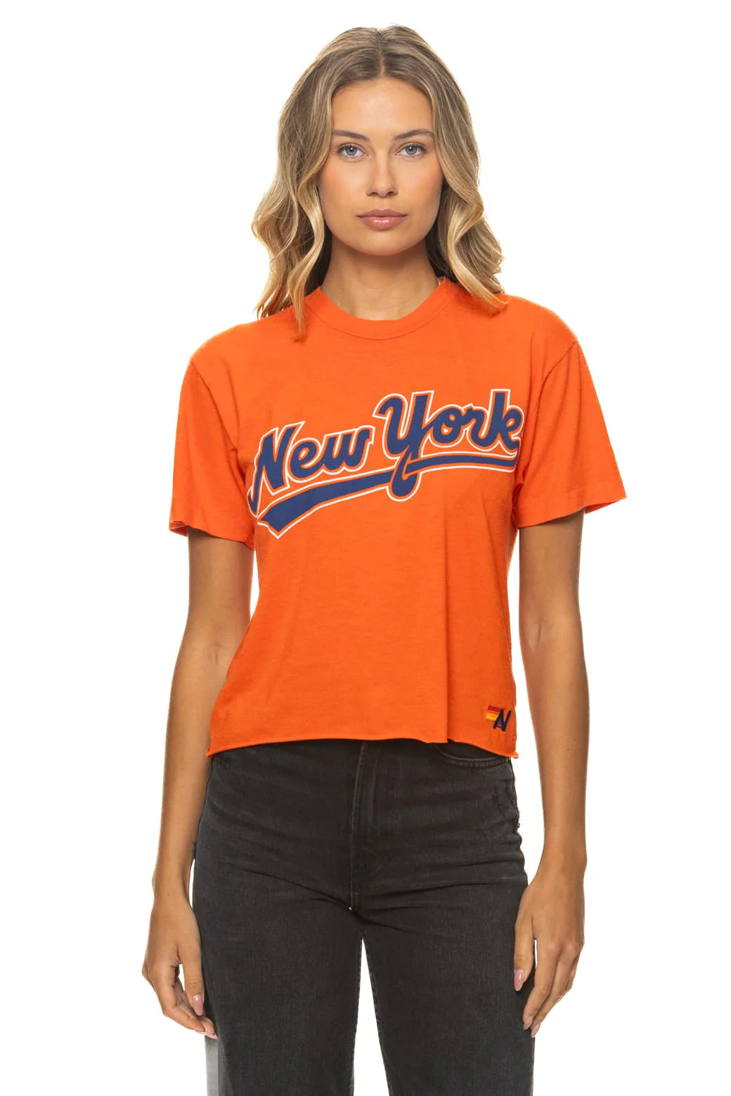 NY METS 2026 BOYFRIEND TEE - ORANGE | Aviator Nation