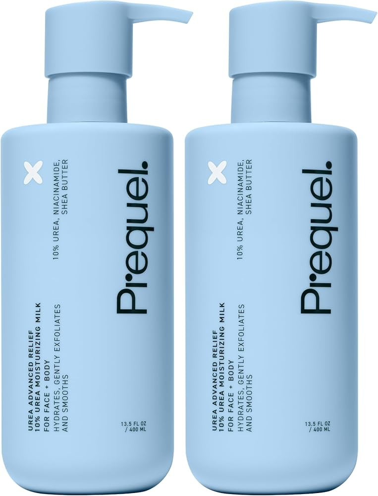 Prequel Skin Urea Advanced Relief Moisturizing Milk, 10% Urea Lotion for Face and Body, Unscented... | Amazon (US)