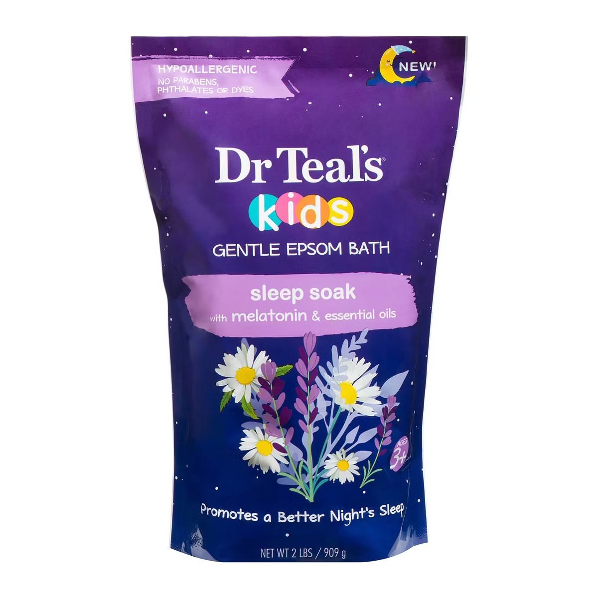 Dr Teal's Kids Sleep Epsom Salt Soak with Melatonin & Essential Oils - 2lbs | Target