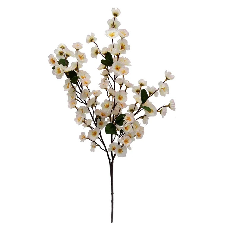 Mainstays 25 in Pink Artificial Cherry Blossom Stems, Set of 6, Indoor Use. - Walmart.com | Walmart (US)