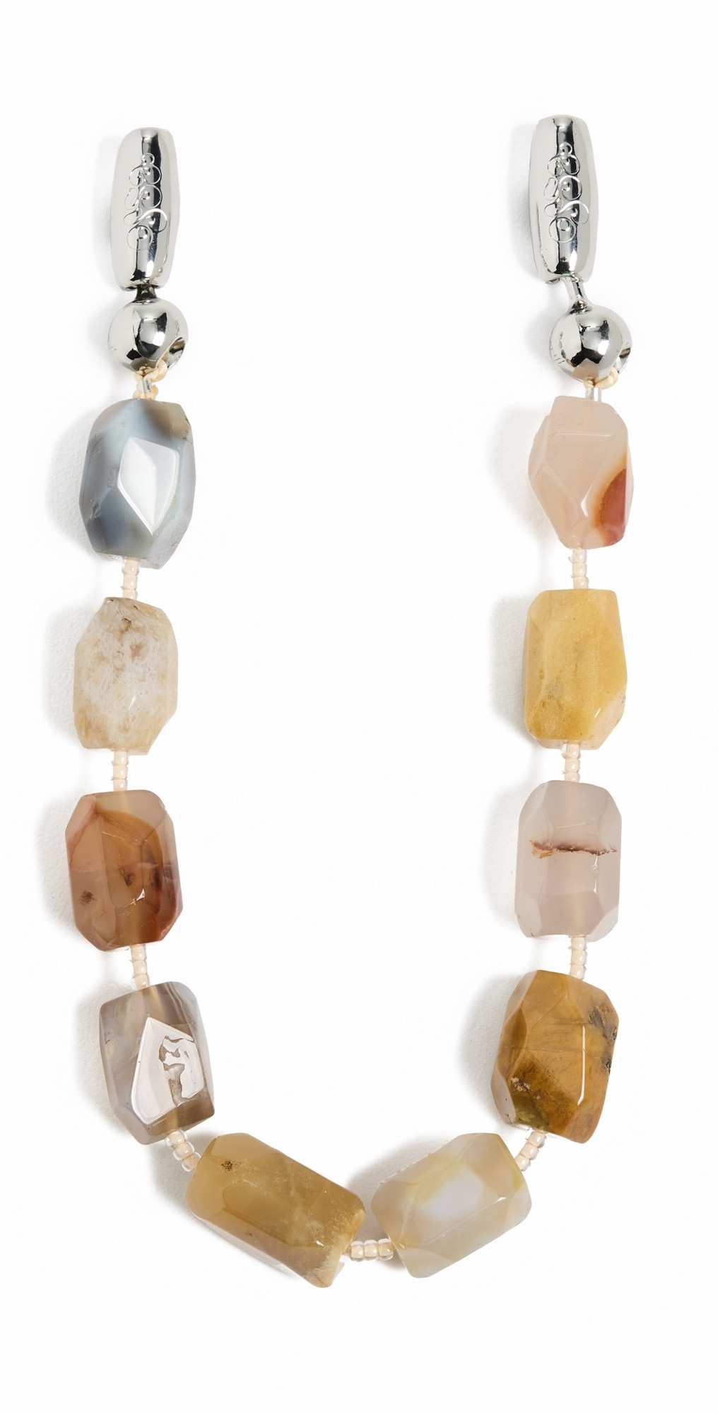 Ossa Large Cut Gemstone Wristlet Mixed Agate One Size | Shopbop