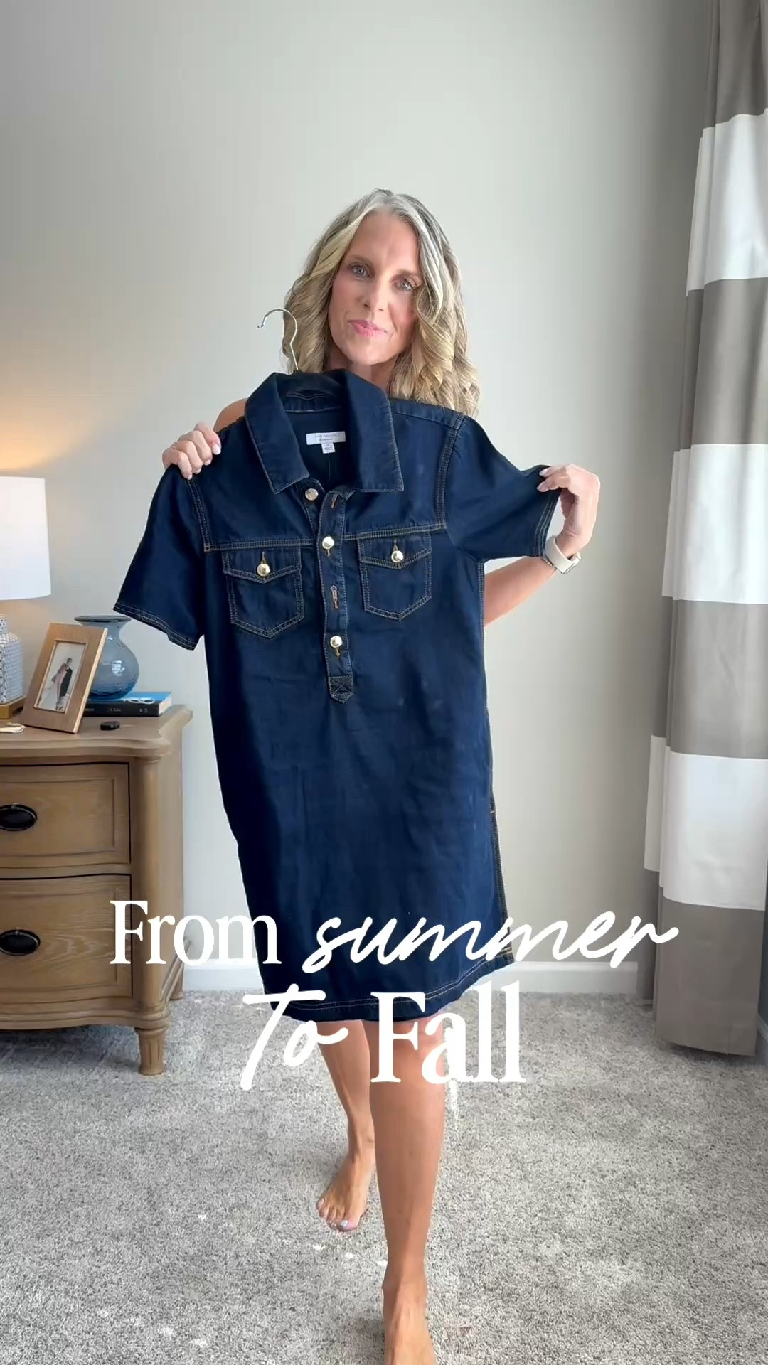 It’s an add to cart kind of day! 40% off means oh yes for this super cute, super comfortable and pretty much year round denim dress. Wearing XS in it and the ADORABLE quilted jacket 
@Hill House Home

#LTKootd #LTKgrwm #LTKOver40