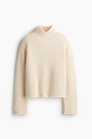 Rib-knit wool jumper | H&M (UK, MY, IN, SG, PH, TW, HK)