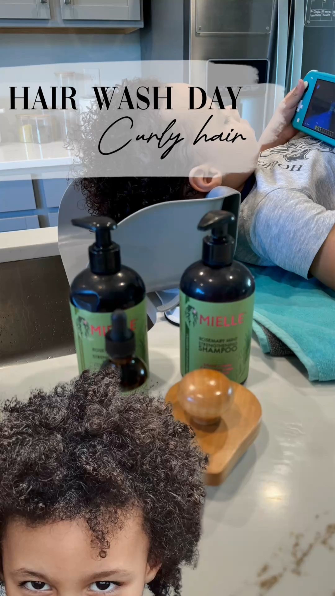 It's hair wash day in our house. And let’s be honest, taking care of curly hair is anything else but easy. So here’s what we do! 

#shampoobuddy
#blackhair #blackhaircare #mixedhair #curlyhaircare #washdayroutinetips #mielle #washdayroutine #shampoobuddy

#LTKKids #LTKBeauty #LTKFamily