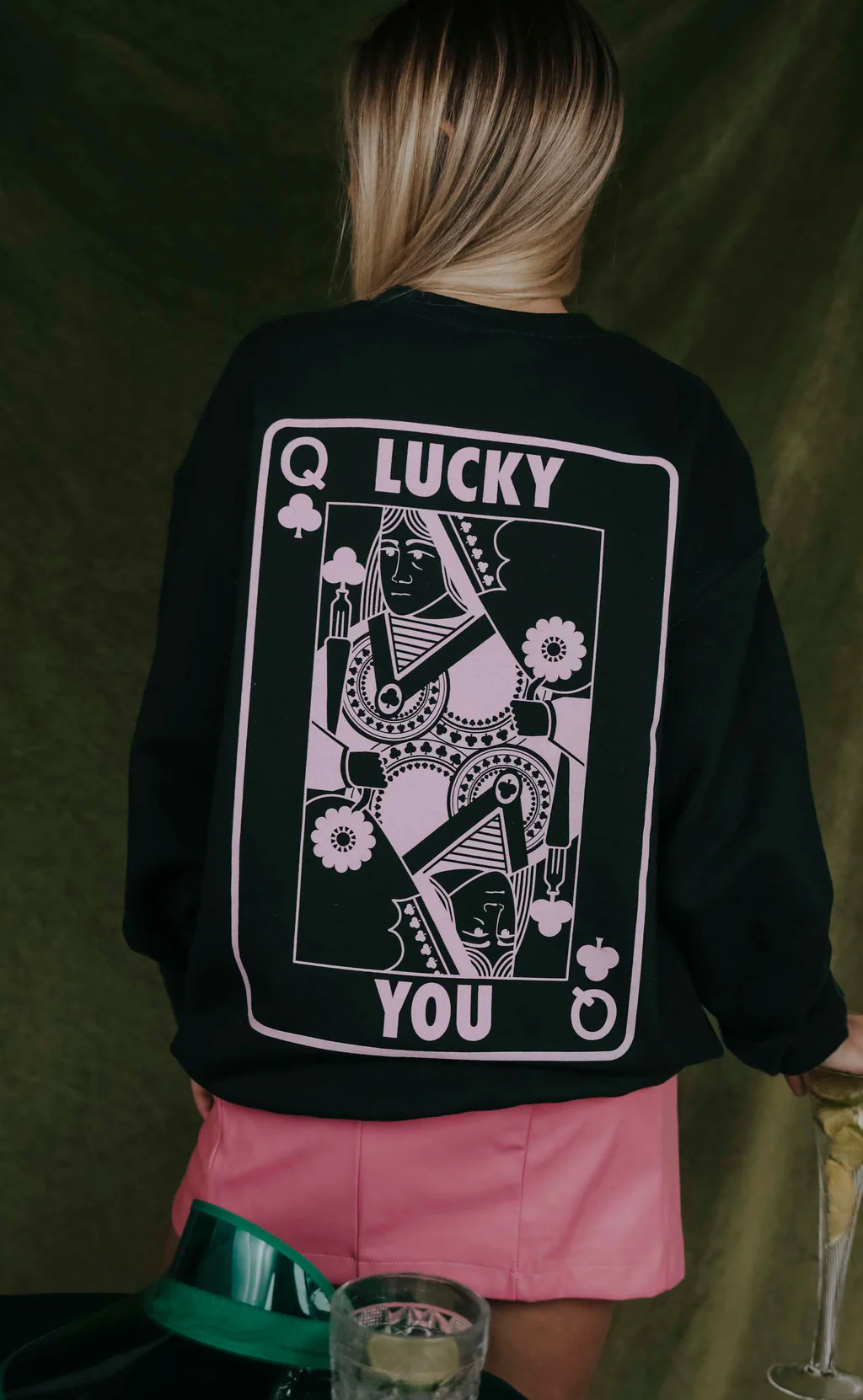 friday + saturday: lucky me sweatshirt | RIFFRAFF