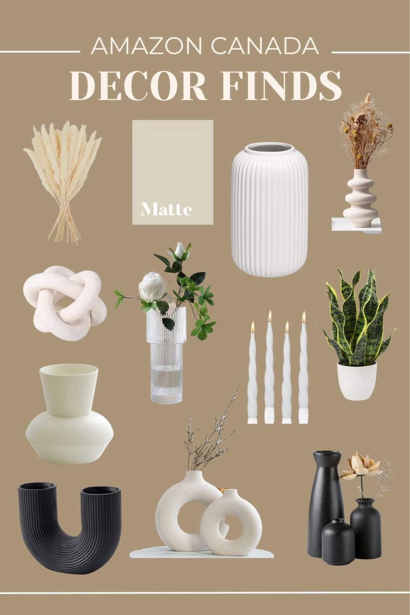 Neutral decor finds from Amazon Canada 🤎

#LTKhome