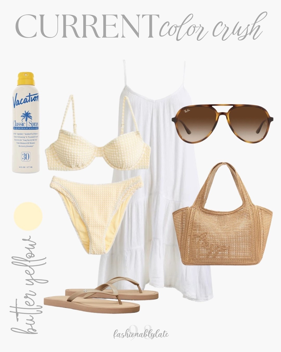 butter yellow outfit inspo | butter yellow outfit ideas | butter yellow outfits | butter yellow swimwear | pool day outfit | beach style | beach outfit

#LTKootd #LTKSeasonal #LTKSwim
