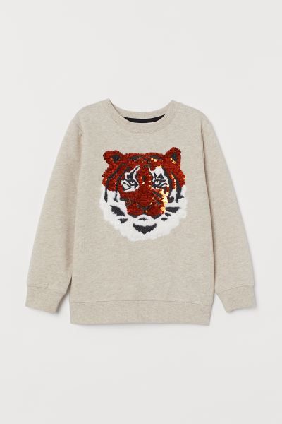 Sequined Sweatshirt | H&M (US + CA)