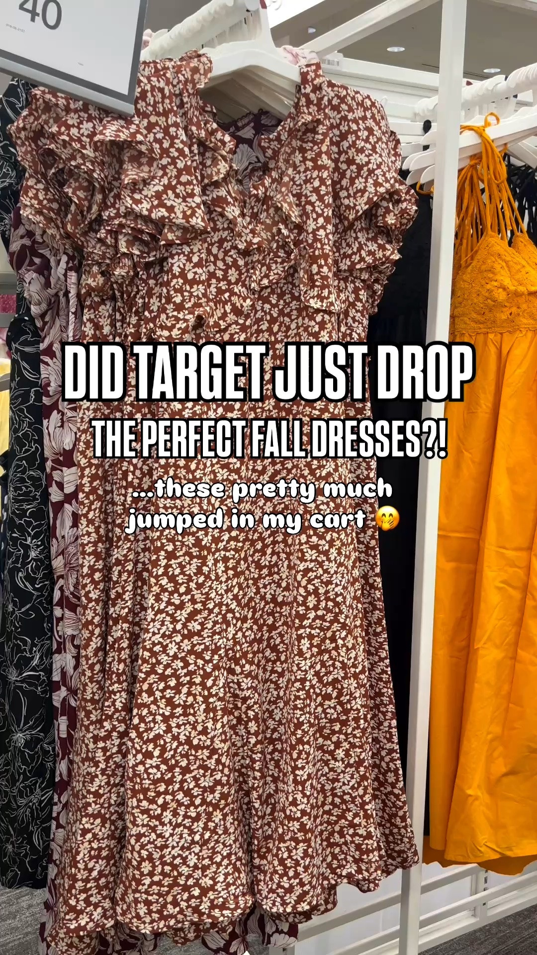 Target fall dresses!

@Target

#LTKSeasonal #LTKdayinmylife #LTKgrwm