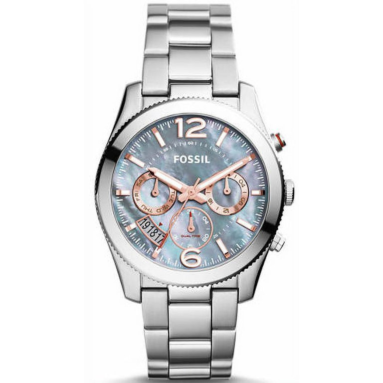 Women's Perfect Boyfriend ES3880 Silver Stainless-Steel Quartz Fashion Watch | Walmart (US)