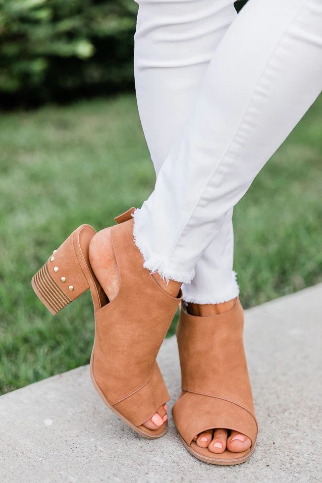 Emerson Camel Booties | The Pink Lily Boutique