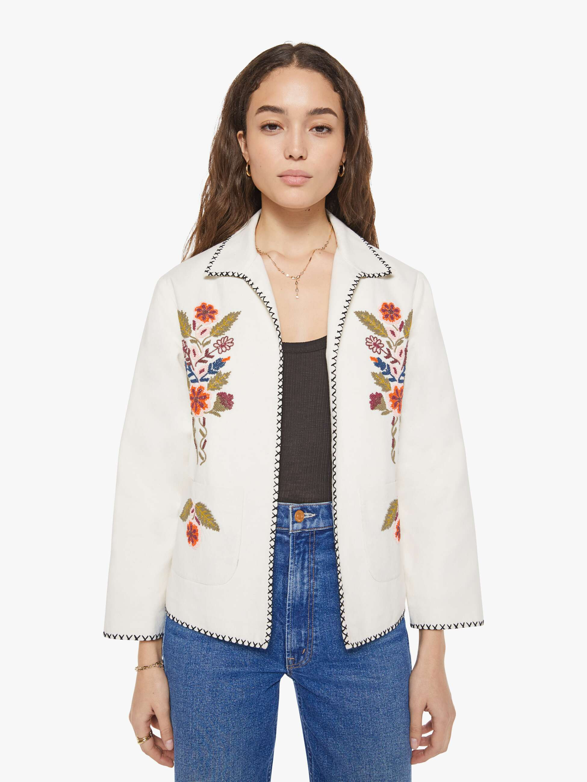 Alix of Bohemia Francis Jacket - Heirloom Flora | Mother Denim