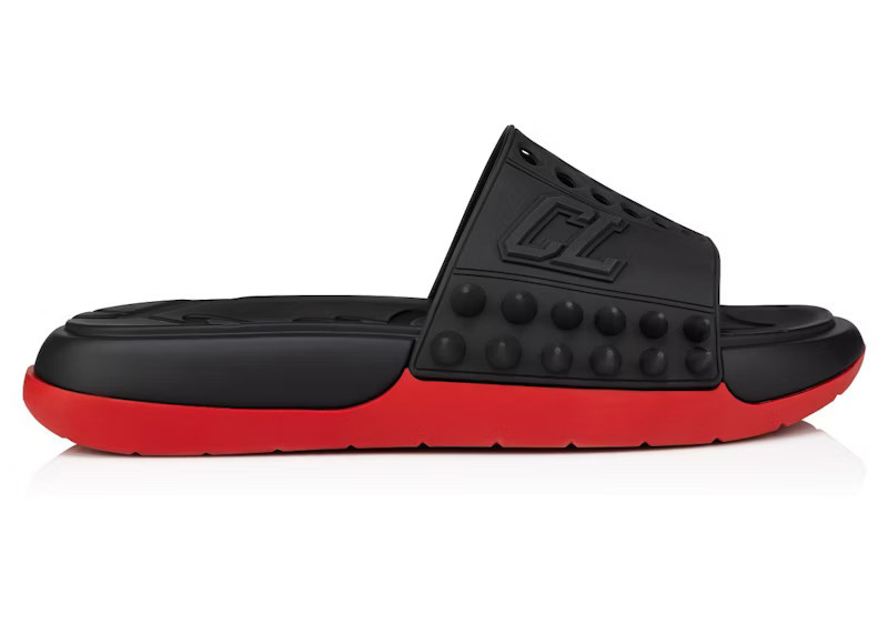 Men's Christian Louboutin Take It Easy Slides Sneakers in Black | StockX