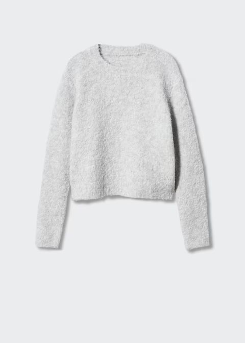 Bouclé sweater | MANGO (US)