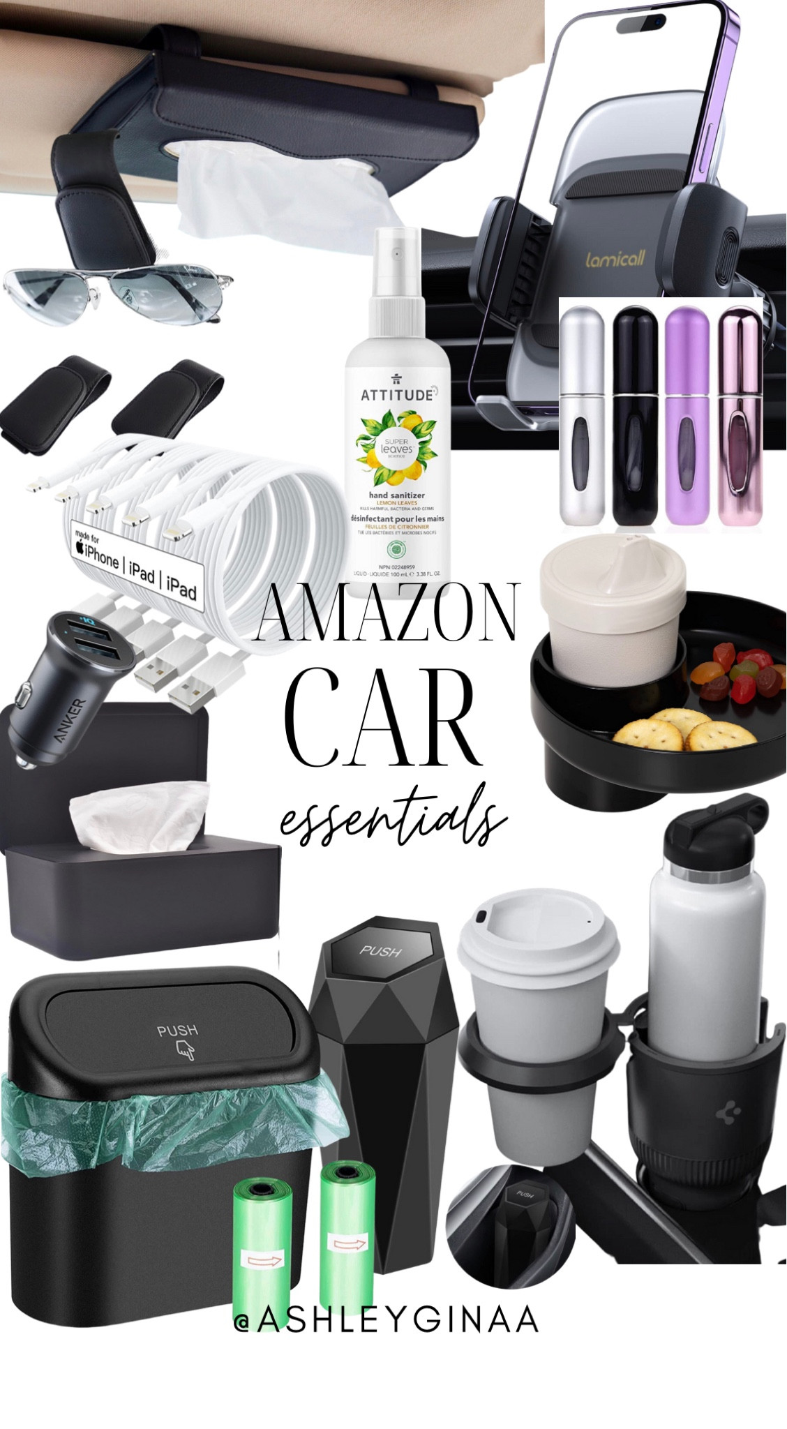 Spring cleaning + here are my FAV car organizers! #carorganizer #springcleaning #homeorganization #organization #carcleaning 