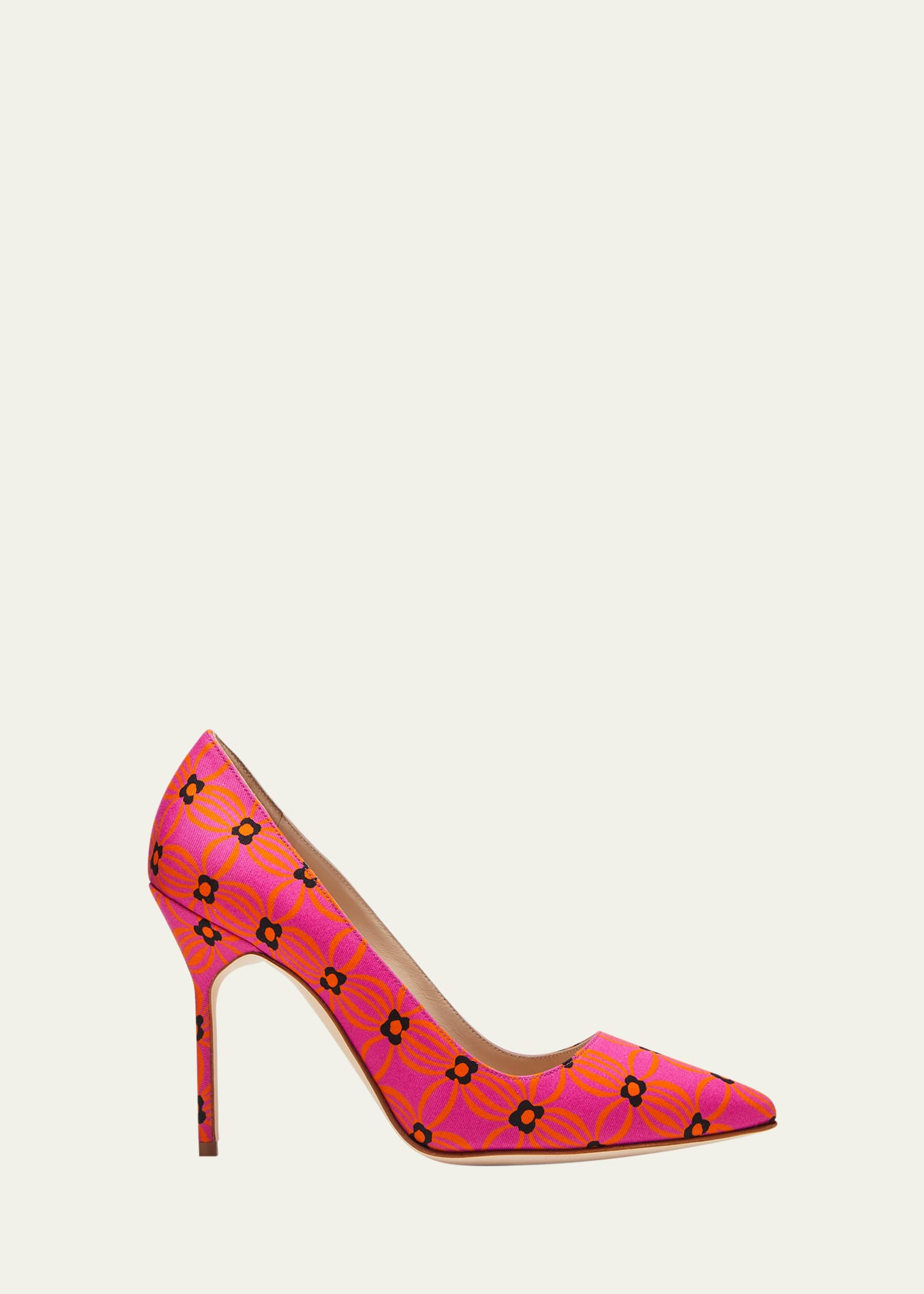 Manolo Blahnik BB 105mm Printed Stiletto Pumps | Bergdorf Goodman