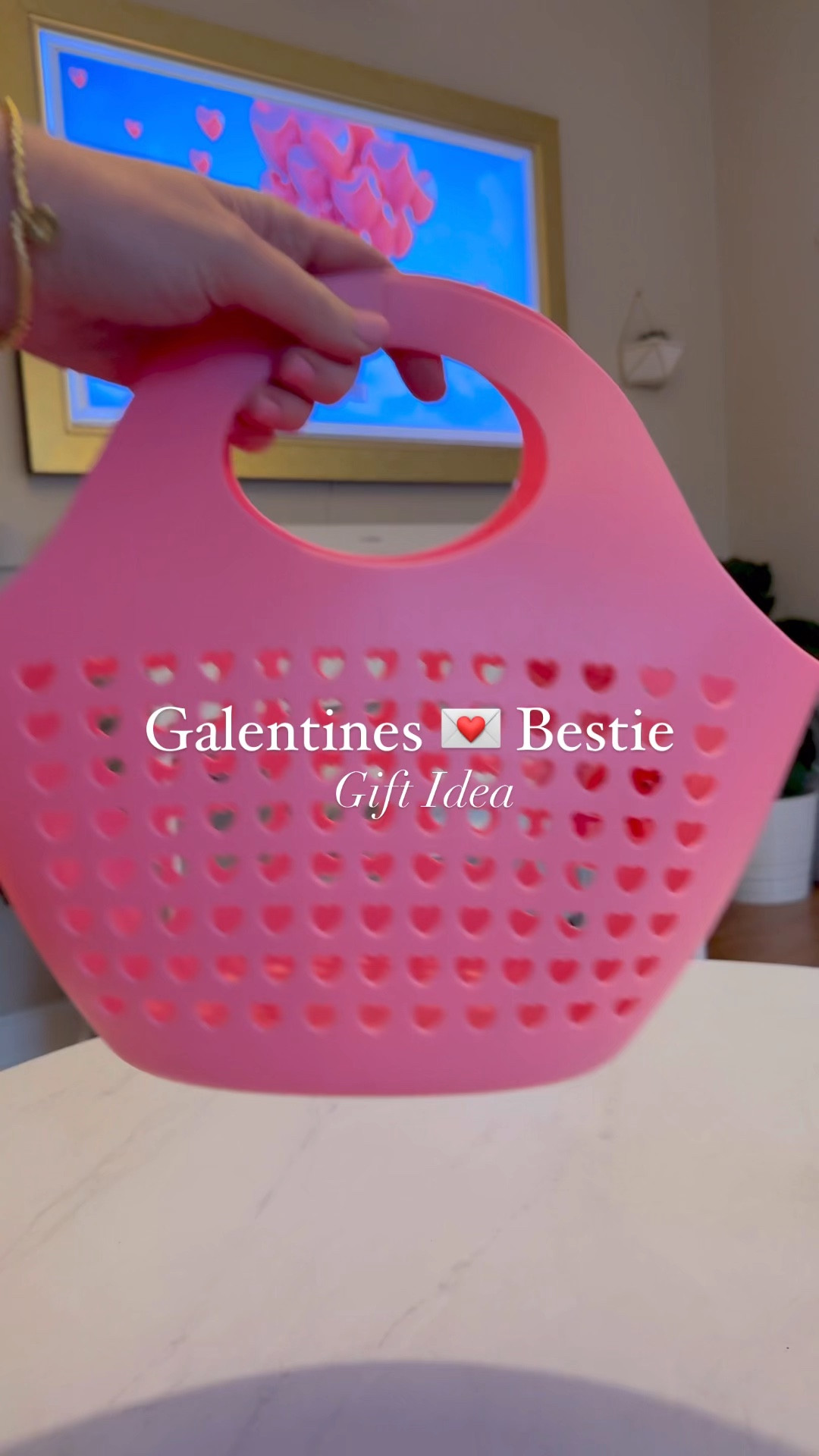 Galentines bestie idea. Heart shaped coupe glasses with a mini wine bottle 