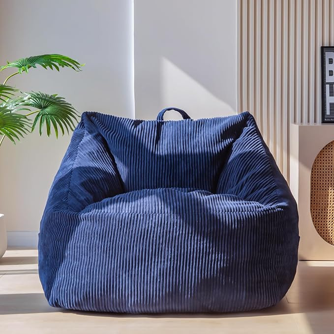 MAXYOYO Bean Bag Chair, Floor Sofa with Handle, Bean Bag Chairs for Adults and Kids, Teens Living... | Amazon (US)