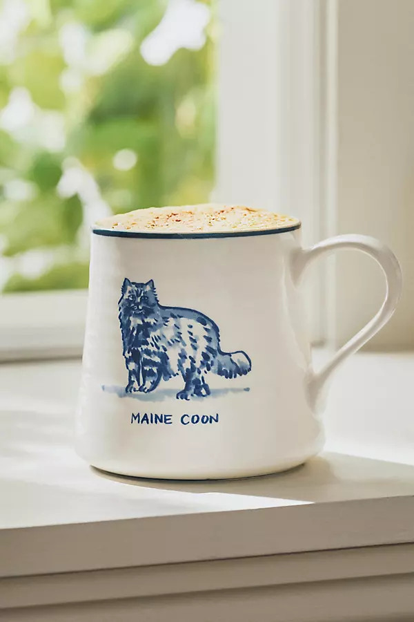 Stoneware Cat Mugs | Anthropologie (US)