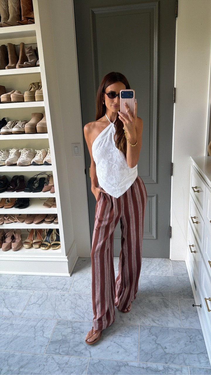 Striped linen pants, summer outfit, free people dupe, Target style

#LTKootd #LTKTravel #LTKSaleAlert