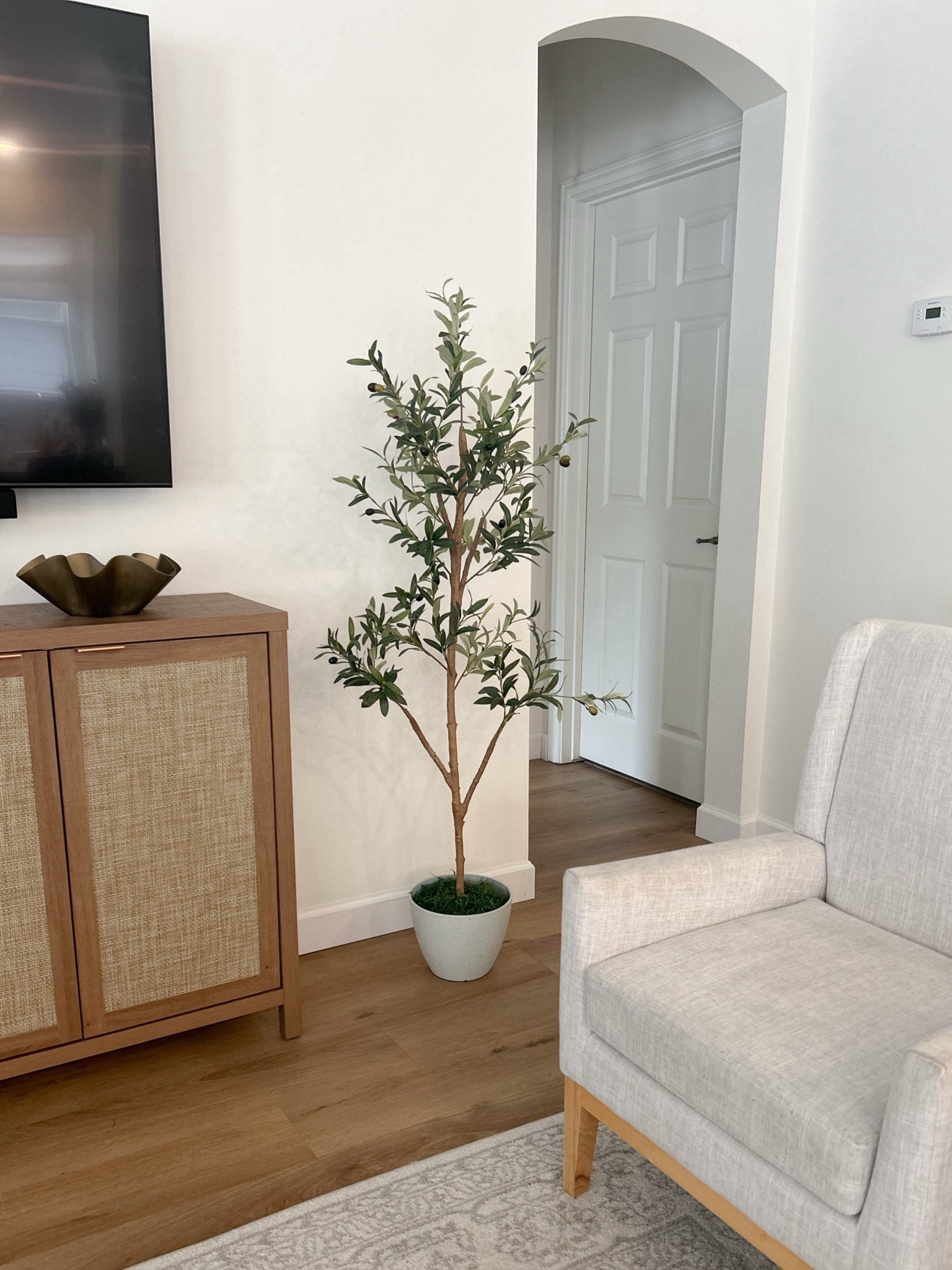 Artificial olive tree. Living room decor 

#LTKfindsunder100 #LTKhome