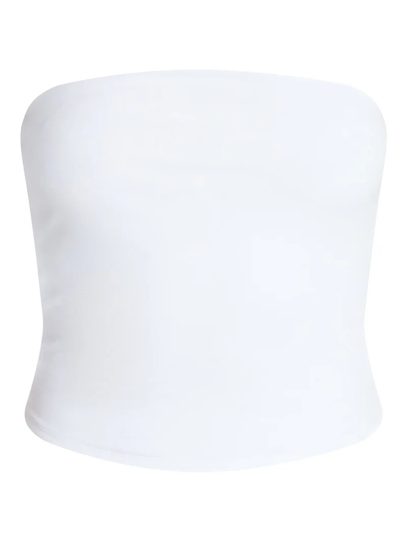 No Boundaries Cropped Tube Top, Women's XXS-XXL | Walmart (US)