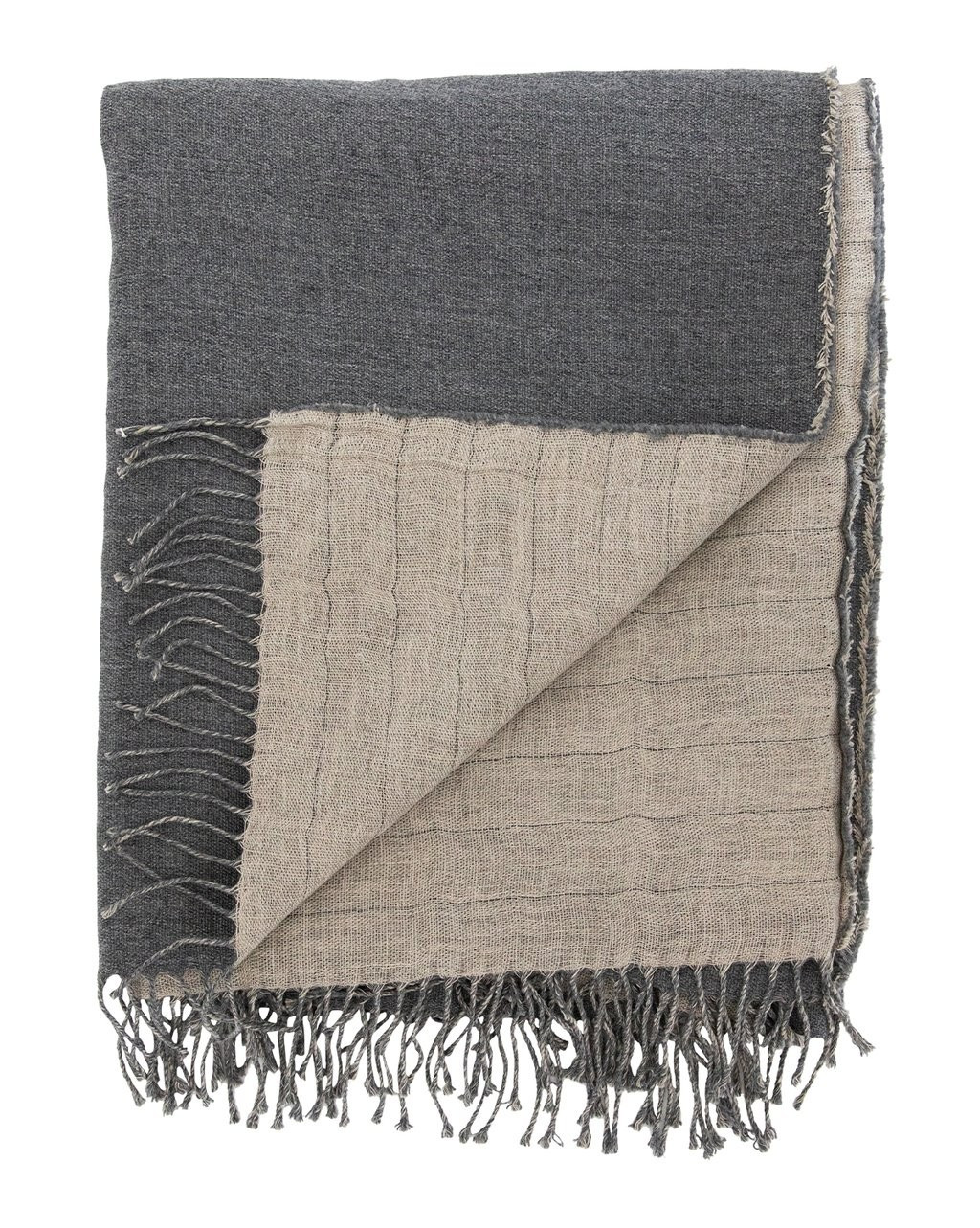 Linen & Wool Reversible Throw | McGee & Co.